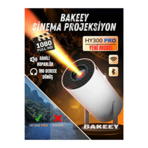 Bakeey 700 Lümen 2K Led Taşınabilir Mini Projeksiyon Projektör Cihazı Ev Sineması Bluetooth Projektör